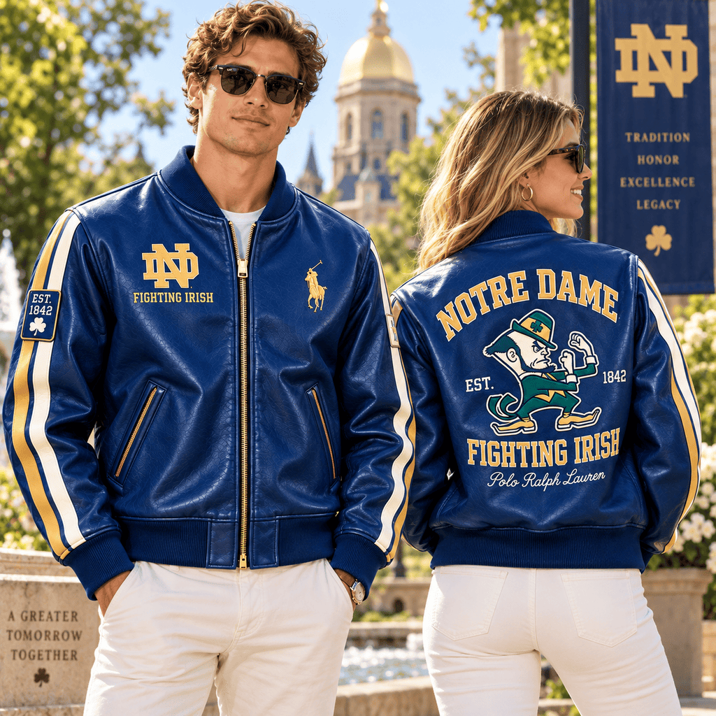 NDFI PREMIUM LEATHER BOMBER JACKET NTNA